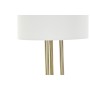 Lampadaire DKD Home Decor Blanc Doré Métal 50 W 220 V 33 x 33 x 165 cm de DKD Home Decor, Lampadaires - Réf : S3057597, Prix ...