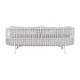 Sofá Home ESPRIT Branco Bege Metal 180 x 66 x 66 cm de Home ESPRIT, Sofás - Ref: S3057598, Preço: 625,04 €, Desconto: %