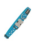 Collier pour Chien Red Dingo Style Turquoise Etoiles (2,5 x 41-63 cm) | Tienda24 Tienda24.eu