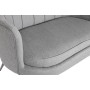 Sofá Home ESPRIT Gris Plateado Metal 130 x 77 x 83 cm de Home ESPRIT, Sofás - Ref: S3057599, Precio: 303,07 €, Descuento: %