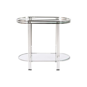 Mesa de apoio Home ESPRIT Prateado Aço Espelho 70 x 35 x 63 cm de Home ESPRIT, Jogos de móveis - Ref: S3057604, Preço: 150,27...