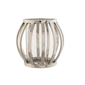 Bougeoir Home ESPRIT Argenté Verre Acier 14 x 14 x 14 cm de Home ESPRIT, Bougeoirs et chandeliers - Réf : S3057609, Prix : 25...