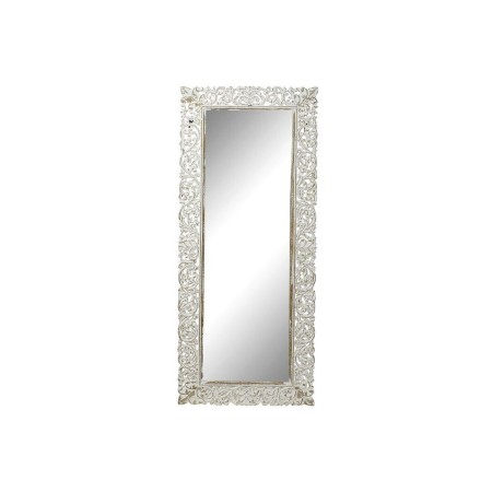 Miroir mural Home ESPRIT Blanc Verre Bois MDF Indien Décapé 66 x 3 x 164 cm | Tienda24 - Global Online Shop Tienda24.eu