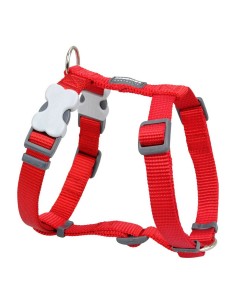 Dog Harness Red Dingo Style Pink Brown Spots 25-39 cm | Tienda24 Tienda24.eu