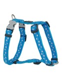 Arnês para Cães Red Dingo Style Azul Estrela 25-39 cm | Tienda24 Tienda24.eu