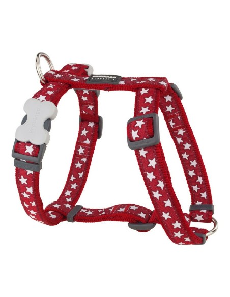 Arnês para Cães Red Dingo Style Vermelho Estrela Branco 46-76 cm | Tienda24 Tienda24.eu