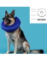 Recovery Collar for Dogs KVP Kong Cloud Blue Inflatable (+46 cm) | Tienda24 Tienda24.eu