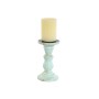 Candelabro Home ESPRIT Amarillo Azul Verde Rosa Metal Madera de mango Shabby Chic 10 x 10 x 18 cm de Home ESPRIT, Candelabros...