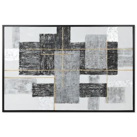 Painting Home ESPRIT White Black Golden Modern 156 x 3,8 x 106 cm by Home ESPRIT, Prints on Canvas - Ref: S3057676, Price: 16...