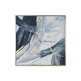 Pintura Home ESPRIT Azul Branco Abstrato Moderno 131 x 3,8 x 131 cm de Home ESPRIT, Impressões sobre tela - Ref: S3057679, Pr...