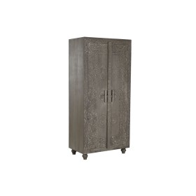 Aparador Alexandra House Living Castanho Cinzento Madeira Metal 42 x 74 x 164 cm | Tienda24 - Global Online Shop Tienda24.eu