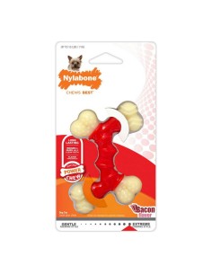 Dog toy Nylabone Small Blue Natural Chicken Thermoplastic XS size | Tienda24 Tienda24.eu