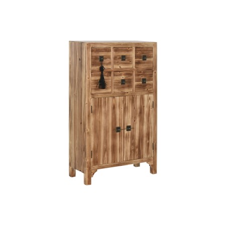 Cassettiera Home ESPRIT Nero Naturale Abete Legno MDF Orientale 63 x 27 x 101 cm di Home ESPRIT, Comò e cassettiere - Rif: S3...