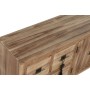 Mueble de TV Home ESPRIT Negro Natural Abeto Madera MDF 130 x 24 x 51 cm de Home ESPRIT, Mesas y soportes para TV - Ref: S305...