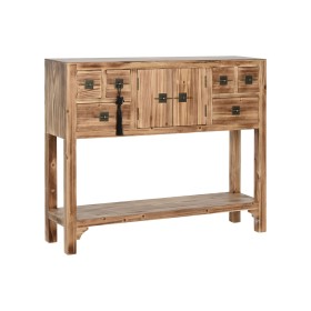 Consola Home ESPRIT Preto Abeto Madeira MDF 96 x 24 x 79 cm de Home ESPRIT, Jogos de móveis - Ref: S3057720, Preço: 200,56 €,...