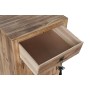 Nachttisch Home ESPRIT Schwarz natürlich Tannenholz Holz MDF 45 x 34 x 66 cm von Home ESPRIT, Nachttische - Ref: S3057722, Pr...