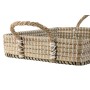 Jogo de Bandejas Home ESPRIT Natural Marrom claro Urbana 41 x 32 x 16 cm (2 Unidades) | Tienda24 - Global Online Shop Tienda24.eu