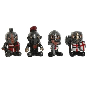 Decorative Figure Home ESPRIT Red Grey 7 x 4 x 9 cm (4 Units) by Home ESPRIT, Ornaments - Ref: S3057835, Price: 20,11 €, Disc...