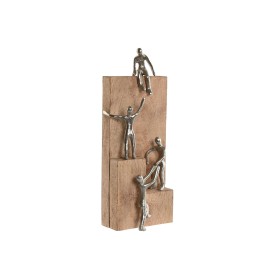 Figurine Décorative Home ESPRIT Marron Argenté Naturel 15 x 10 x 39 cm de Home ESPRIT, Objets de décoration - Réf : S3057924,...