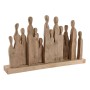 Figura Decorativa Home ESPRIT Marrón Personas 61 x 10 x 36 cm de Home ESPRIT, Adornos - Ref: S3057933, Precio: 85,80 €, Descu...