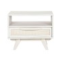 Nightstand Home ESPRIT White Rattan Mango wood 55 x 35 x 45 cm by Home ESPRIT, Bedside Tables - Ref: S3057964, Price: 130,53 ...