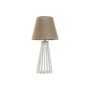 Desk lamp Home ESPRIT White Natural Jute Wood 50 W 220 V 30 x 30 x 61 cm by Home ESPRIT, Bedside and Table Lamps - Ref: S3058...