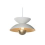 Ceiling Light Home ESPRIT White Golden Metal 50 W 36 x 36 x 22 cm by Home ESPRIT, Ceiling Lights - Ref: S3058035, Price: 41,3...