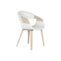 Silla de Comedor Home ESPRIT Blanco Poliéster Madera 55,5 x 67,5 x 80,5 cm de Home ESPRIT, Sillas - Ref: S3058036, Precio: 14...