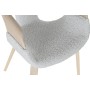 Silla de Comedor Home ESPRIT Gris Poliéster Madera 55,5 x 67,5 x 80,5 cm de Home ESPRIT, Sillas - Ref: S3058037, Precio: 147,...