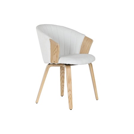 Chaise de Salle à Manger Home ESPRIT Blanc Polyester Bois 60 x 57,5 x 79 cm de Home ESPRIT, Chaises - Réf : S3058044, Prix : ...