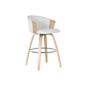 Stool Home ESPRIT White Wood 58 x 56 x 86 cm by Home ESPRIT, Barstools - Ref: S3058046, Price: 122,06 €, Discount: %