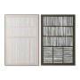 Painting Home ESPRIT White Green Beige Dark grey polystyrene Canvas Stripes Urban (2 Units) by Home ESPRIT, Prints on Canvas ...