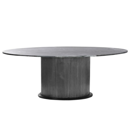 Table de Salle à Manger Home ESPRIT Laiton Marbre 200 x 110 x 76 cm de Home ESPRIT, Tables - Réf : S3058093, Prix : 1,00 €, R...