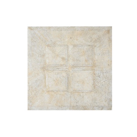 Wall Decoration Home ESPRIT White Golden Modern Stripped 120 x 3,5 x 120 cm by Home ESPRIT, Ornaments - Ref: S3058102, Price:...