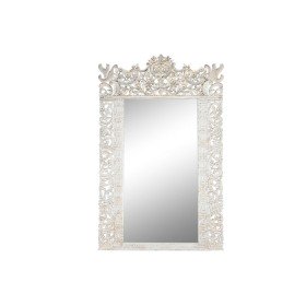 Wall mirror Dark brown Crystal Mango wood MDF Wood Vertical Circular 122 x 3,8 x 122 cm | Tienda24 - Global Online Shop Tienda24.eu