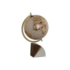 Globe terrestre Home ESPRIT Blanc Doré Naturel Rose clair Vintage 20 x 20 x 37 cm de Home ESPRIT, Objets de décoration - Réf ...