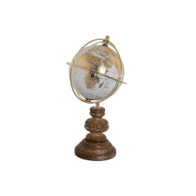 Globo Terrestre Home ESPRIT Branco Dourado Natural Vintage 12 x 12 x 28 cm de Home ESPRIT, Adornos - Ref: S3058114, Preço: 13...