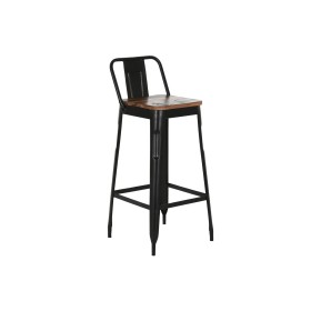 Stool Home ESPRIT Black Wood Metal 41 x 38 x 96 cm by Home ESPRIT, Barstools - Ref: S3058119, Price: 109,87 €, Discount: %