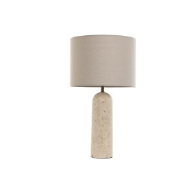 Desk lamp Home ESPRIT Beige Linen Marble 35 x 35 x 66 cm by Home ESPRIT, Bedside and Table Lamps - Ref: S3058127, Price: 108,...