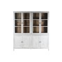 Présentoir Home ESPRIT Blanc Verre Bois de manguier 200 x 45 x 230 cm de Home ESPRIT, Meubles vitrines - Réf : S3058134, Prix...