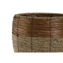 Set of Planters Home ESPRIT Natural Metal Fibre Tropical 33 x 33 x 30 cm by Home ESPRIT, Cachepots - Ref: S3058151, Price: 40...