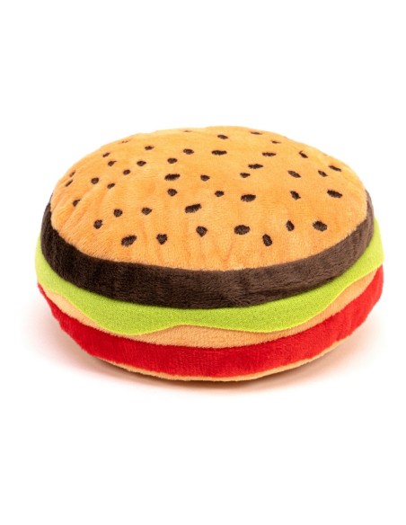 Dog toy Gloria Hamburdog 14 x 6 cm Hamburger | Tienda24 Tienda24.eu