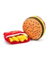 Dog toy Gloria Hamburdog 14 x 6 cm Hamburger | Tienda24 Tienda24.eu