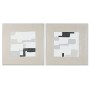 Cuadro Home ESPRIT Blanco Beige Poliestireno Lienzo Abstracto Urbano 82 x 4 x 81,5 cm (2 Unidades) de Home ESPRIT, Impresione...