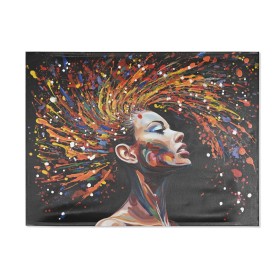 Painting Home ESPRIT Black Canvas MDF Wood Lady Modern 120 x 4 x 90 cm (2 Units) by Home ESPRIT, Prints on Canvas - Ref: S305...