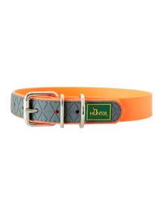 Coleira para Cães Hunter Alu-Strong Laranja Tamanho M (40-55 cm) | Tienda24 Tienda24.eu