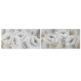 Painting Home ESPRIT White Grey Canvas MDF Wood Traditional 120 x 3 x 60 cm (2 Units) by Home ESPRIT, Prints on Canvas - Ref:...