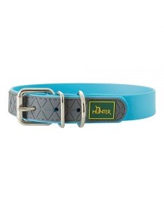 Hundehalsband Hunter Neoprene Reflect Braun (39-46 cm) | Tienda24 Tienda24.eu