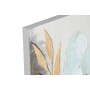 Bild Home ESPRIT Blau Gold Leinwand Holz MDF Blume Shabby Chic 60 x 3 x 90 cm (2 Stück) | Tienda24 - Global Online Shop Tienda24.eu