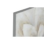 Cuadro Home ESPRIT Blanco Lienzo Madera MDF Flor Romántico 80 x 3 x 80 cm (2 Unidades) de Home ESPRIT, Impresiones sobre lien...